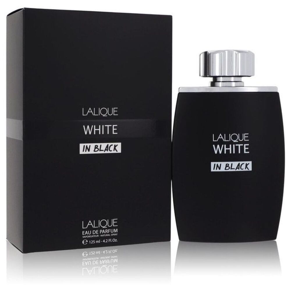 Lalique White in Black Eau De Parfum Men Black and White.